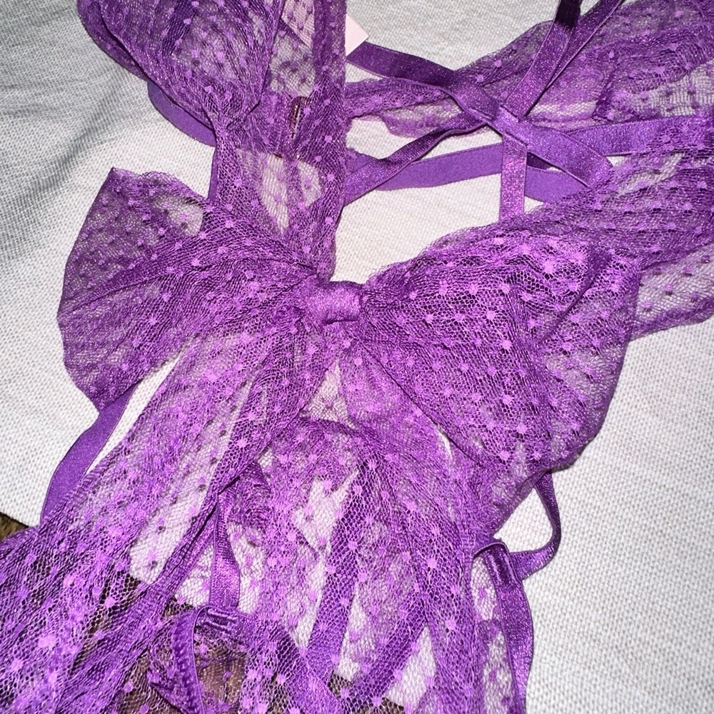 Victoria’s Secret Sexy mesh bow lingerie - Picture 6 of 6